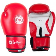 Перчатки боксерские INDIGO PS-799 10 унций Красный