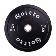 Диск бамперный Voitto 5 кг, черный (d51)